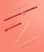 Luxury Leather Collar & Leash Set (Colors) - Puppy's Aesthetics