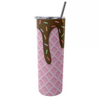 Chocolate Ice Cream Skinny Tumbler - Puppy's Aesthetics