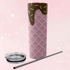 Chocolate Ice Cream Skinny Tumbler - Puppy's Aesthetics