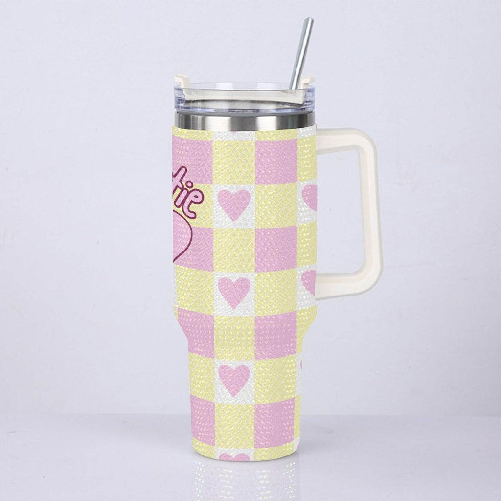 Lil Cutie 40oz Diamond Tumbler - Puppy's Aesthetics