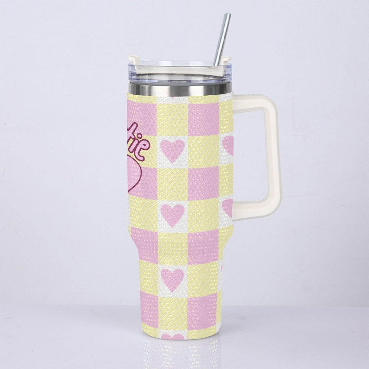 Lil Cutie 40oz Diamond Tumbler - Puppy's Aesthetics