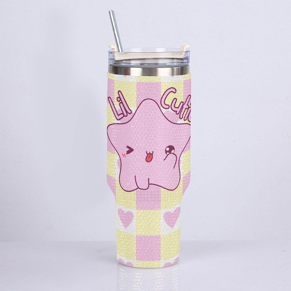 Lil Cutie 40oz Diamond Tumbler - Puppy's Aesthetics