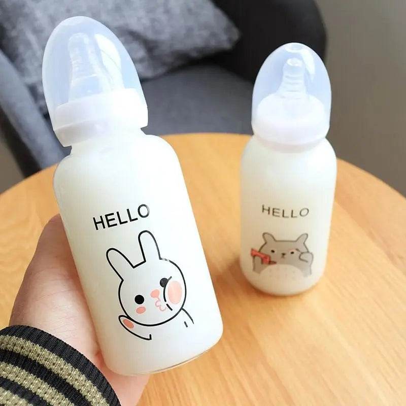 Unicorn Glass Adult Bottle - Puppy's Aesthetics