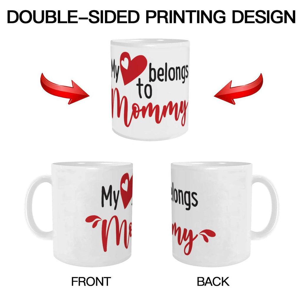 My Heart Belongs To Mommy Mug - Puppy's Aesthetics