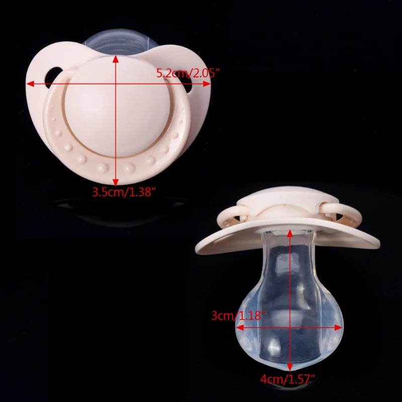 Pastel Colors ABDL Small Shield Pacifier - Puppy's Aesthetics