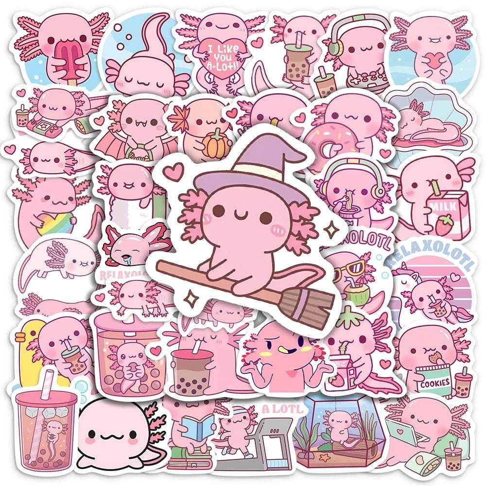 Axolotl Adorables Sticker Set - Puppy's Aesthetics