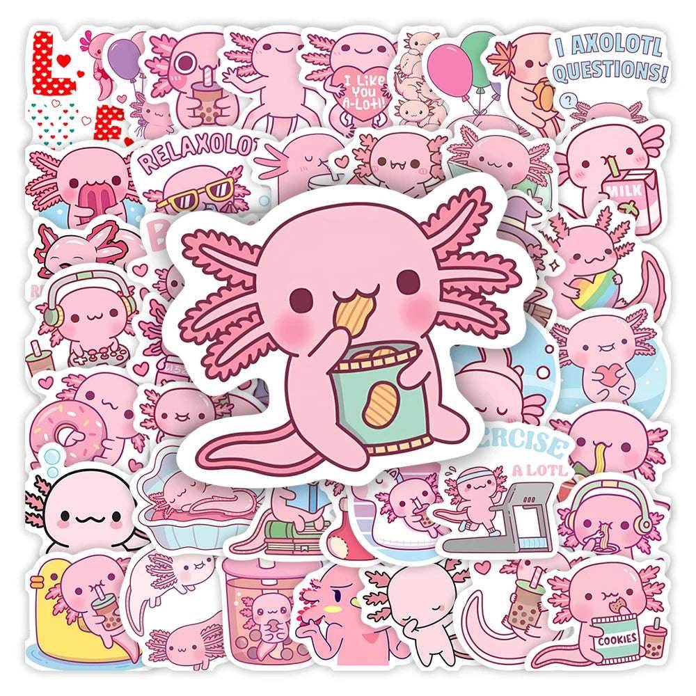 Axolotl Adorables Sticker Set - Puppy's Aesthetics