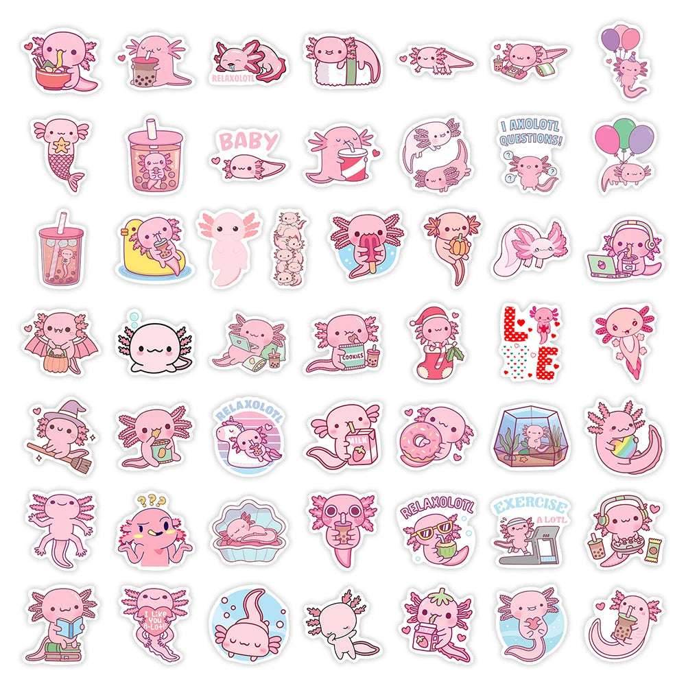 Axolotl Adorables Sticker Set - Puppy's Aesthetics