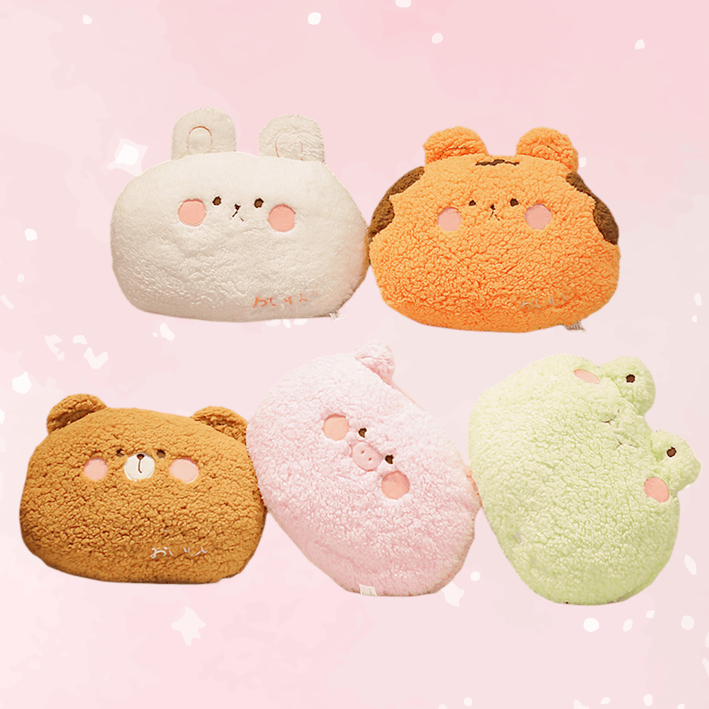 Kawaii Animal Plush Pillow - Puppy's Aesthetics