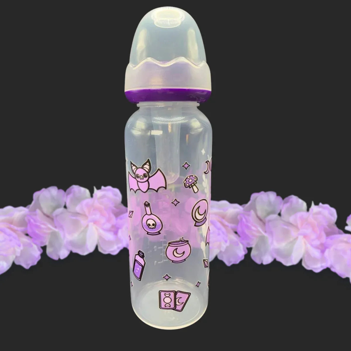 Witch Themed ABDL Adult Bottle - 8 oz - Puppy's Aesthetics