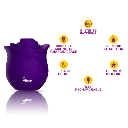 Viben Zen Rose Strong Clitoral Stimulator
