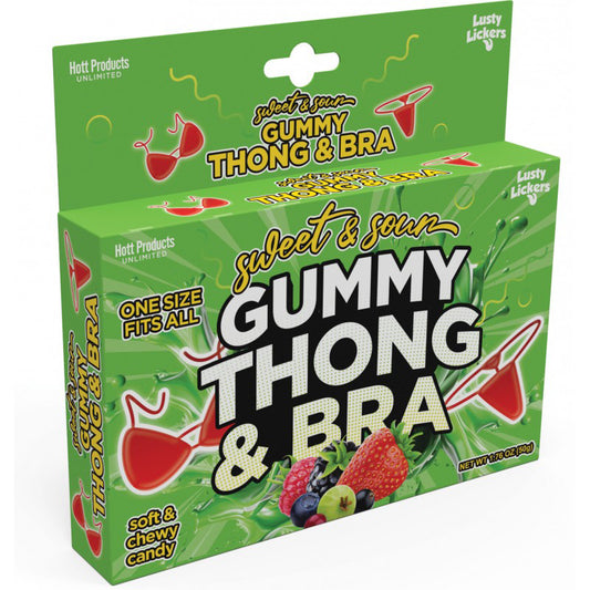 Sweet and Sour Gummy Lingerie Set