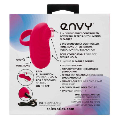 Envy Handheld Thumping Massager Pink
