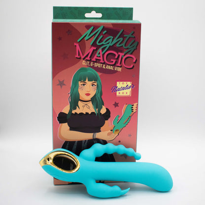 Mighty Magic Clit - G-Spot and Anal Vibrator -  Blue