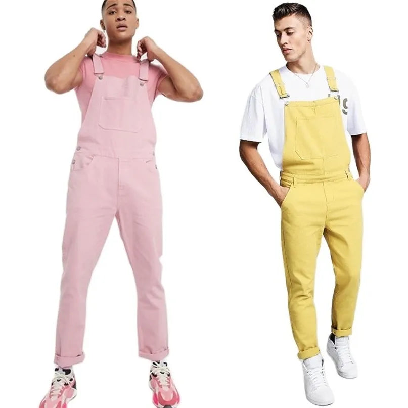 Sweet Step Unisex Pastel Overalls