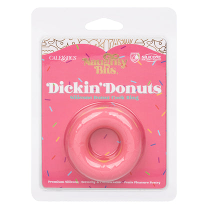 Naughty Bits Dickin Donuts Silicone Donut Intimate Ring - Pink