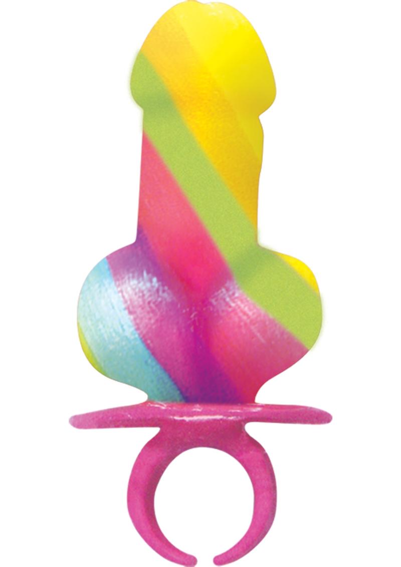Rainbow Pecker Candy Finger Ring (12)