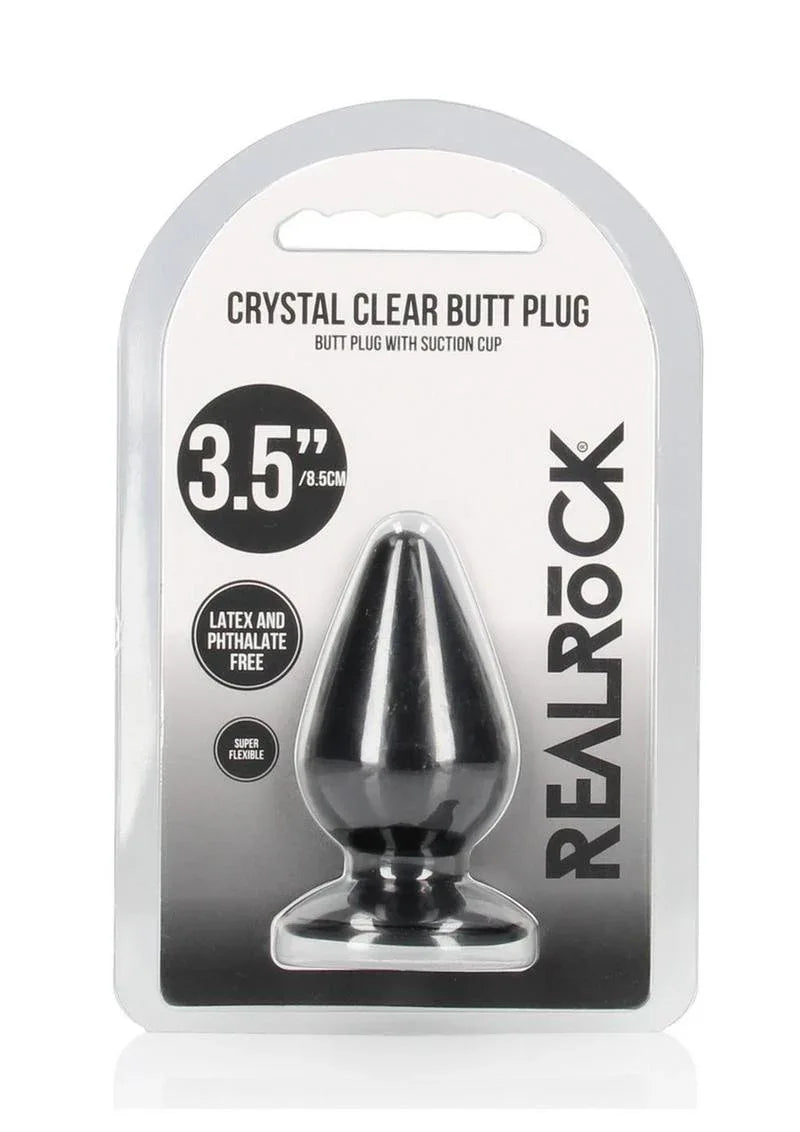 RealRock Crystal Clear Anal Plug - Puppy's Aesthetics