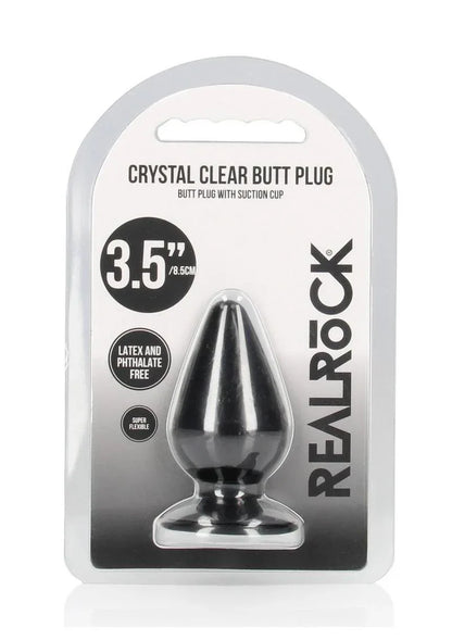 RealRock Crystal Clear Anal Plug - Puppy's Aesthetics