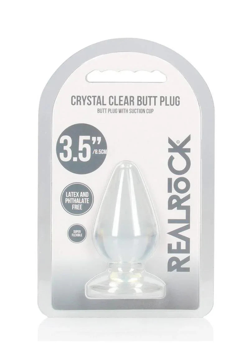 RealRock Crystal Clear Anal Plug - Puppy's Aesthetics