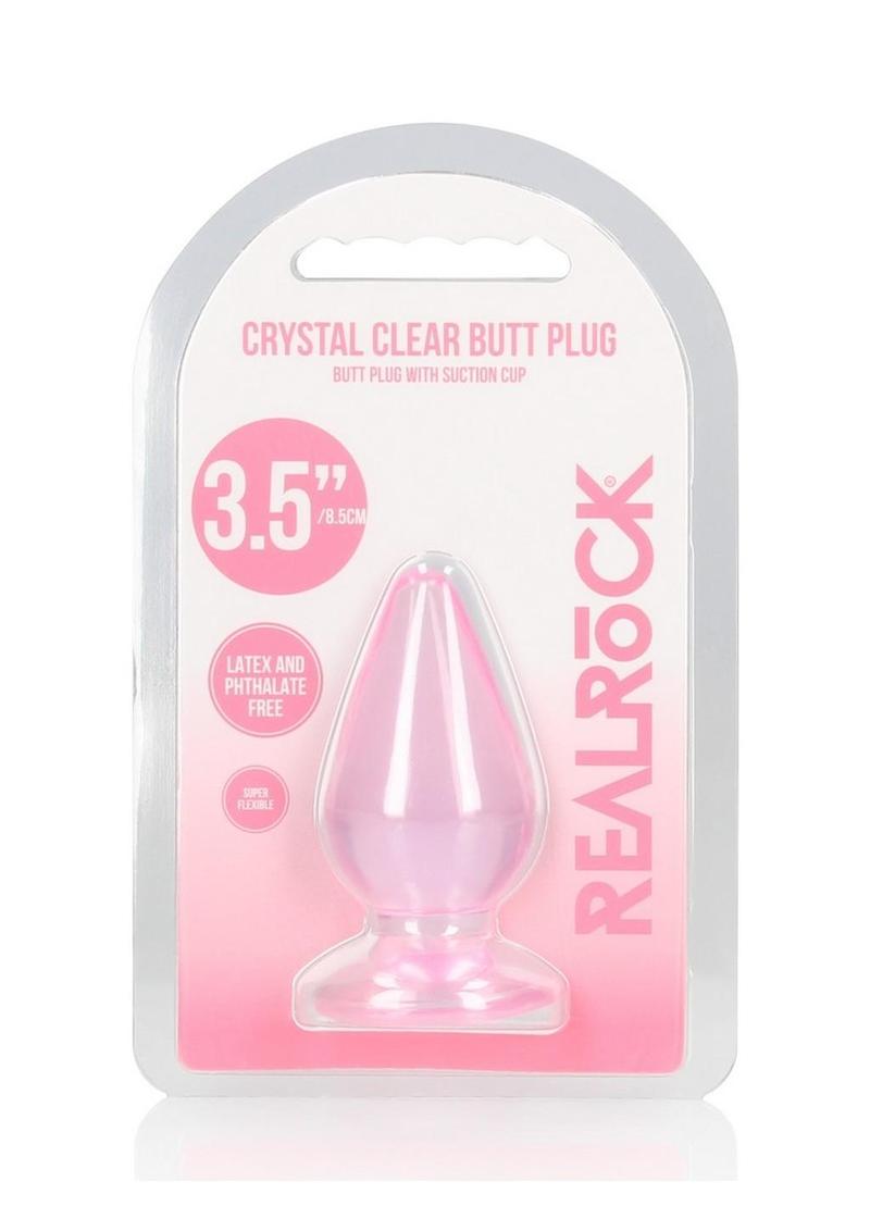 RealRock Crystal Clear Anal Plug