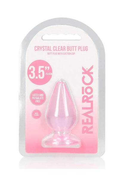 RealRock Crystal Clear Anal Plug - Puppy's Aesthetics