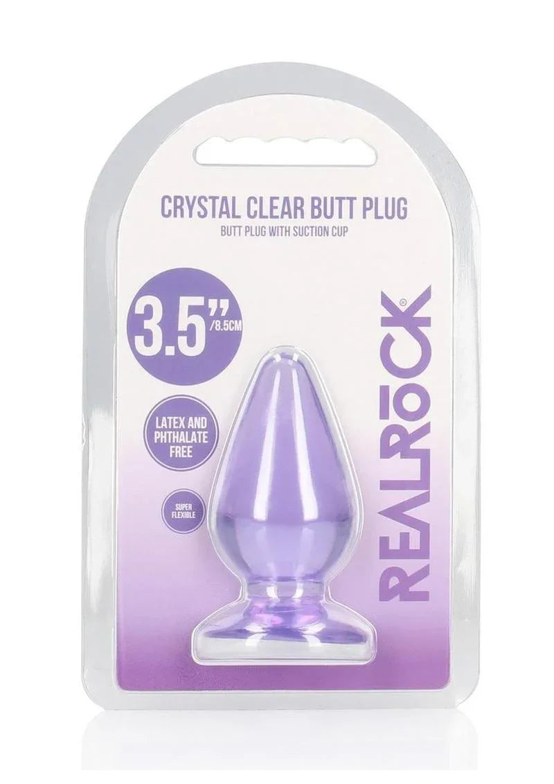RealRock Crystal Clear Anal Plug - Puppy's Aesthetics