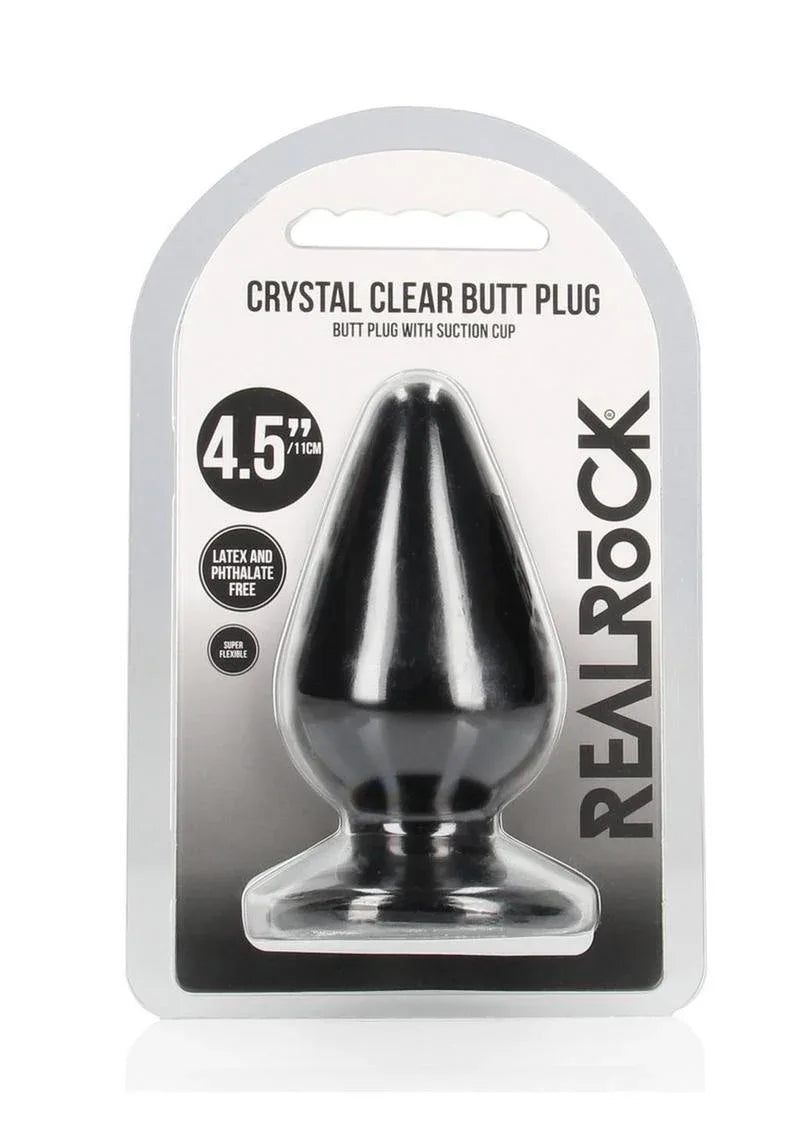 RealRock Crystal Clear Anal Plug - Puppy's Aesthetics