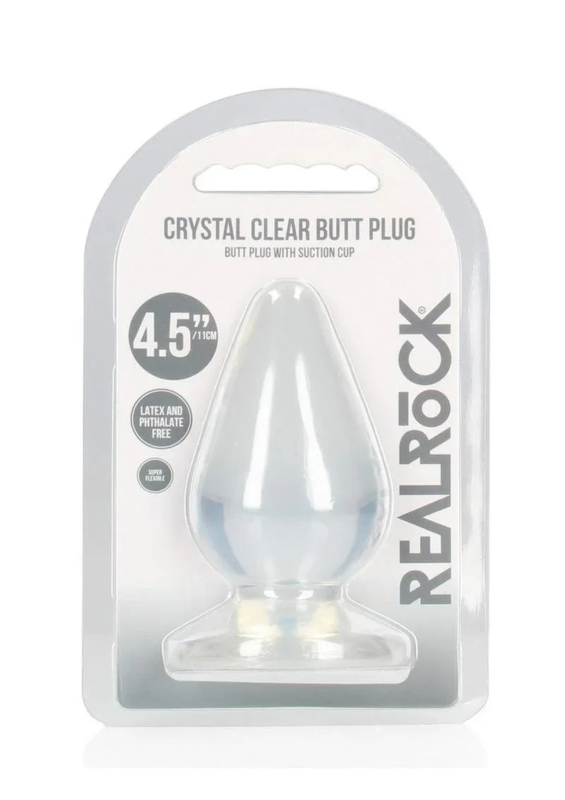 RealRock Crystal Clear Anal Plug - Puppy's Aesthetics