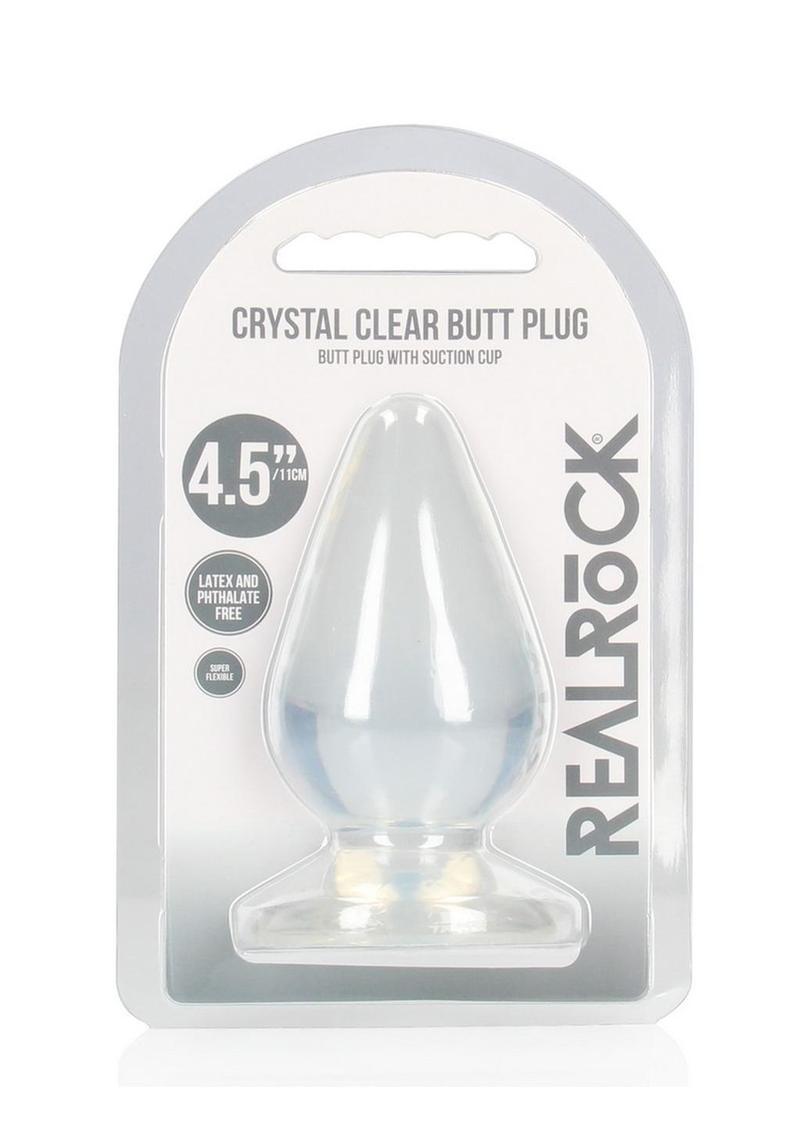 RealRock Crystal Clear Anal Plug