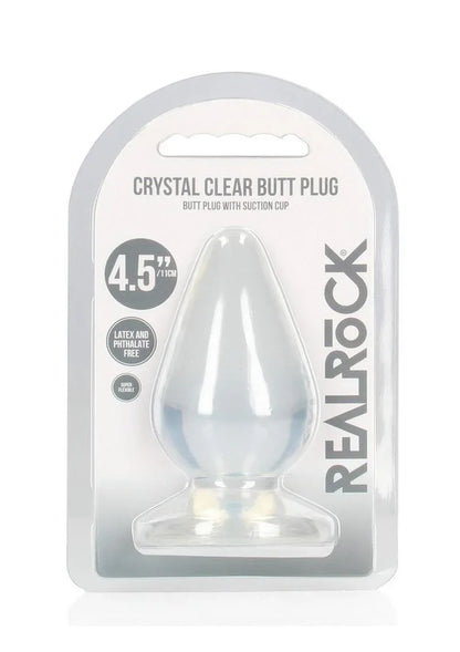 RealRock Crystal Clear Anal Plug - Puppy's Aesthetics