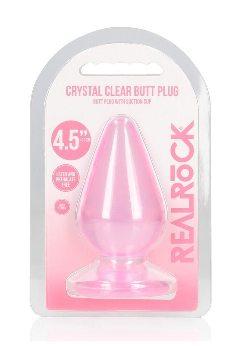 RealRock Crystal Clear Anal Plug