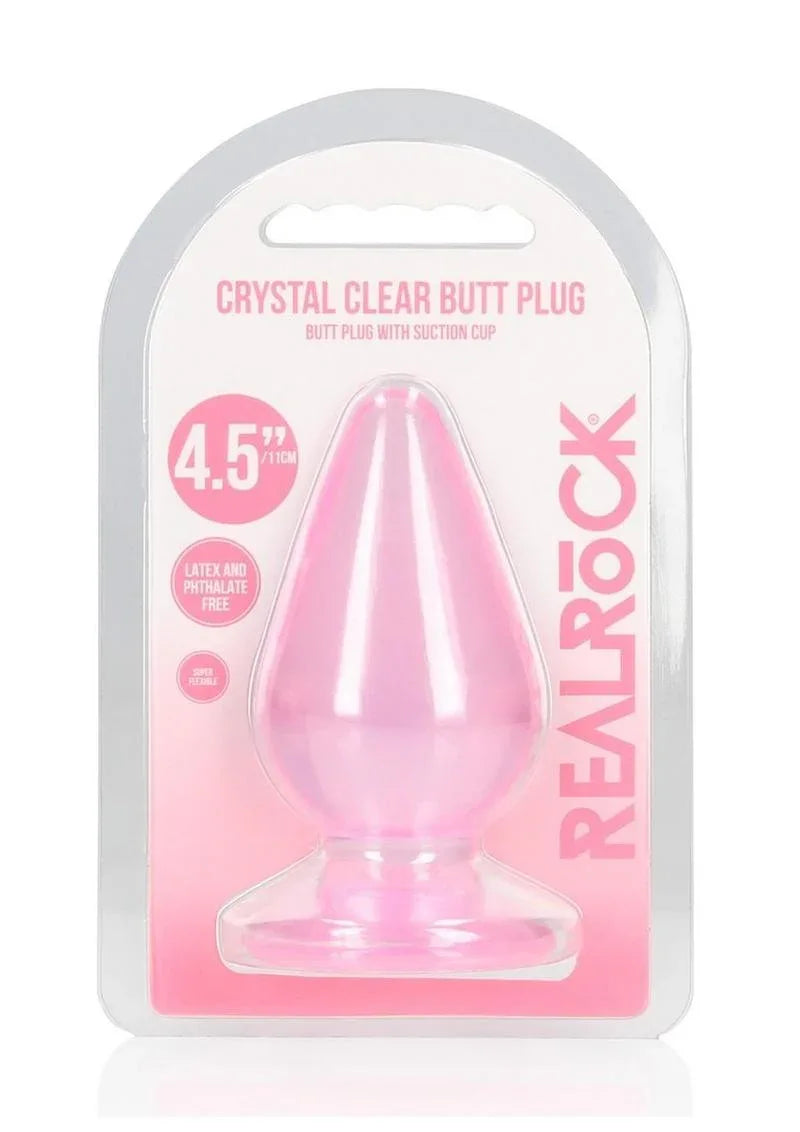 RealRock Crystal Clear Anal Plug - Puppy's Aesthetics
