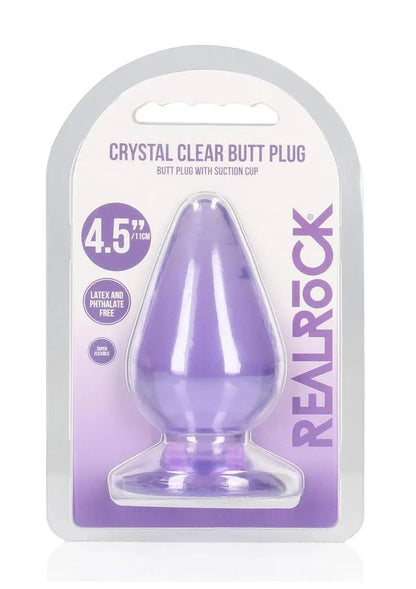 RealRock Crystal Clear Anal Plug - Puppy's Aesthetics