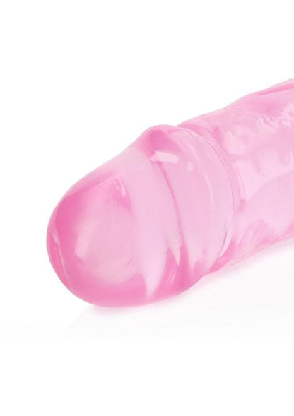 Pink Crystal Clear Double Dong