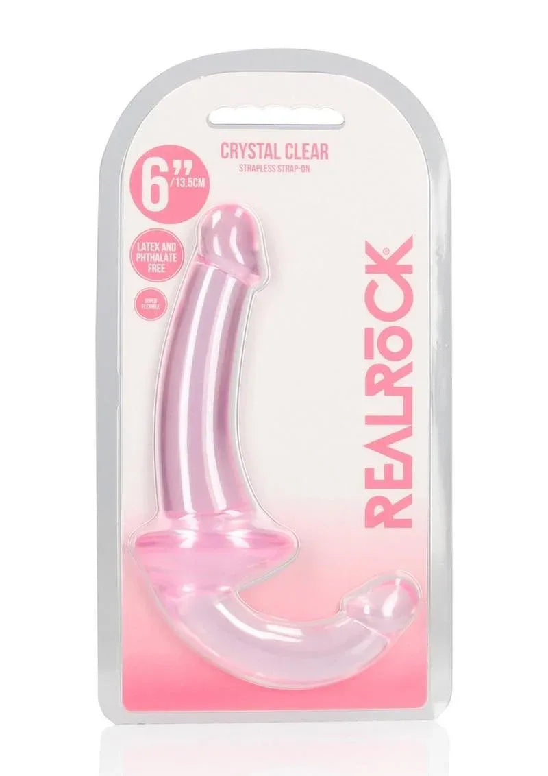 RealRock Crystal Clear Strapless Strap-On - Puppy's Aesthetics