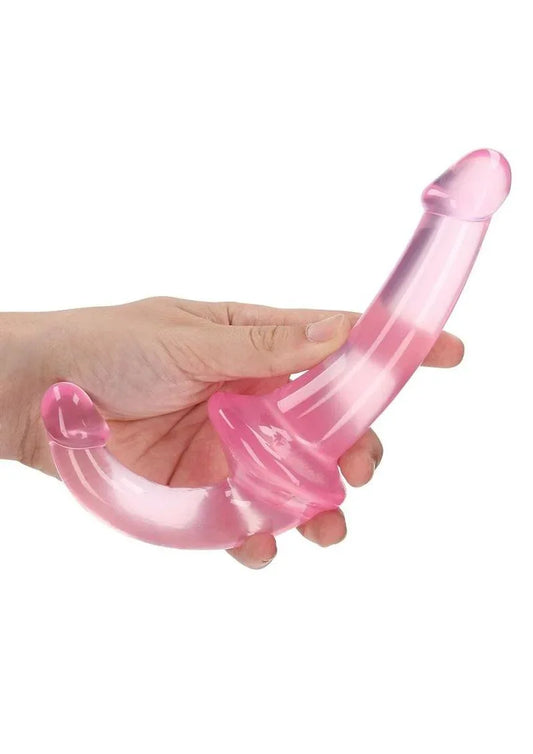 RealRock Crystal Clear Strapless Strap-On - Puppy's Aesthetics