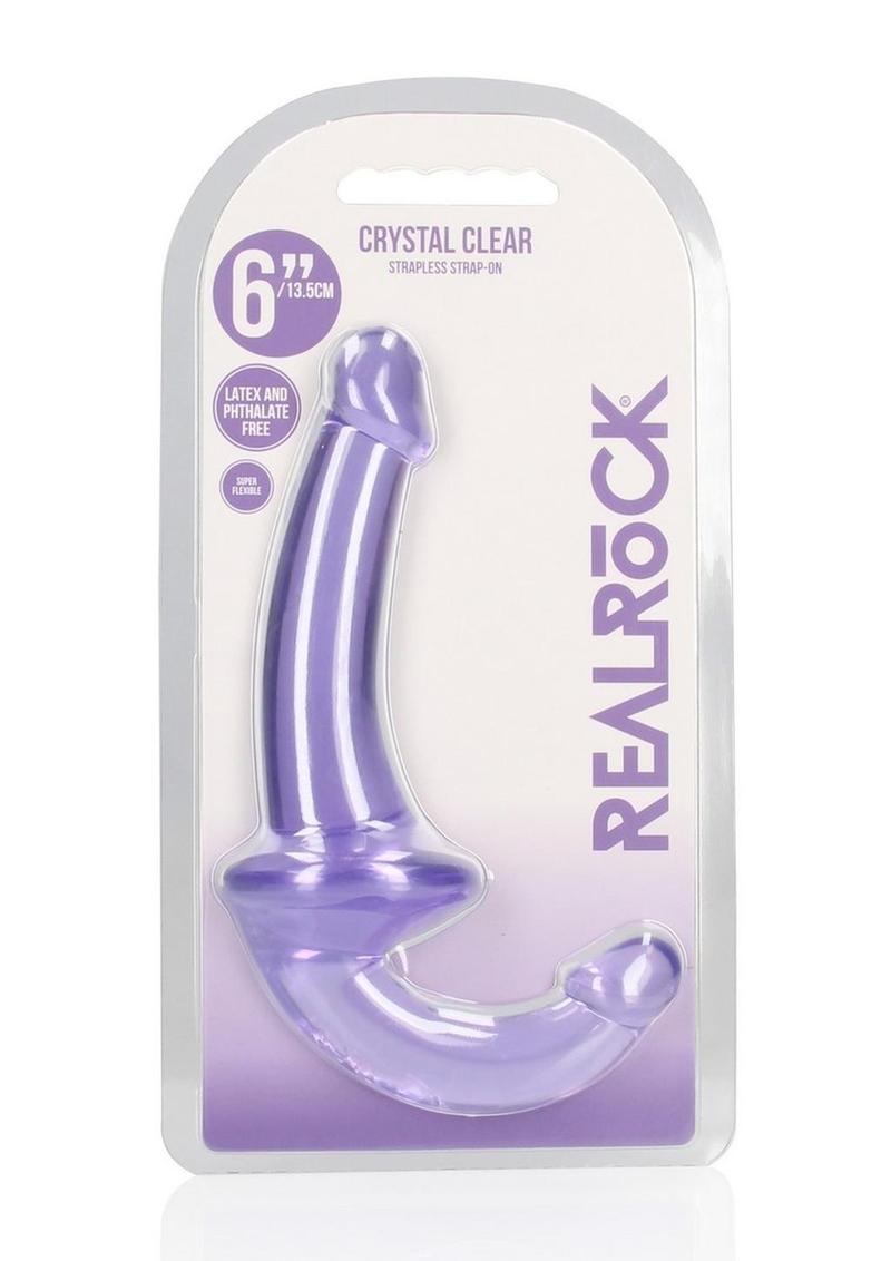 RealRock Crystal Clear Strapless Strap-On