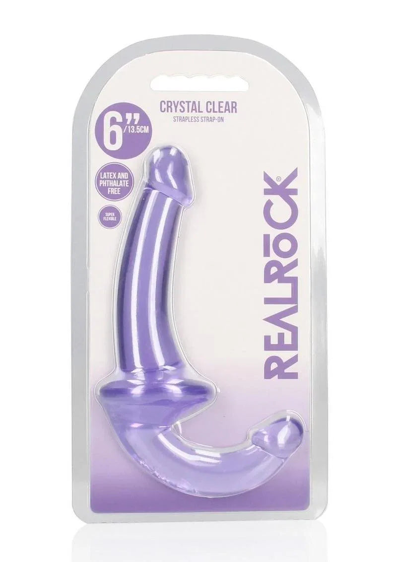 RealRock Crystal Clear Strapless Strap-On - Puppy's Aesthetics