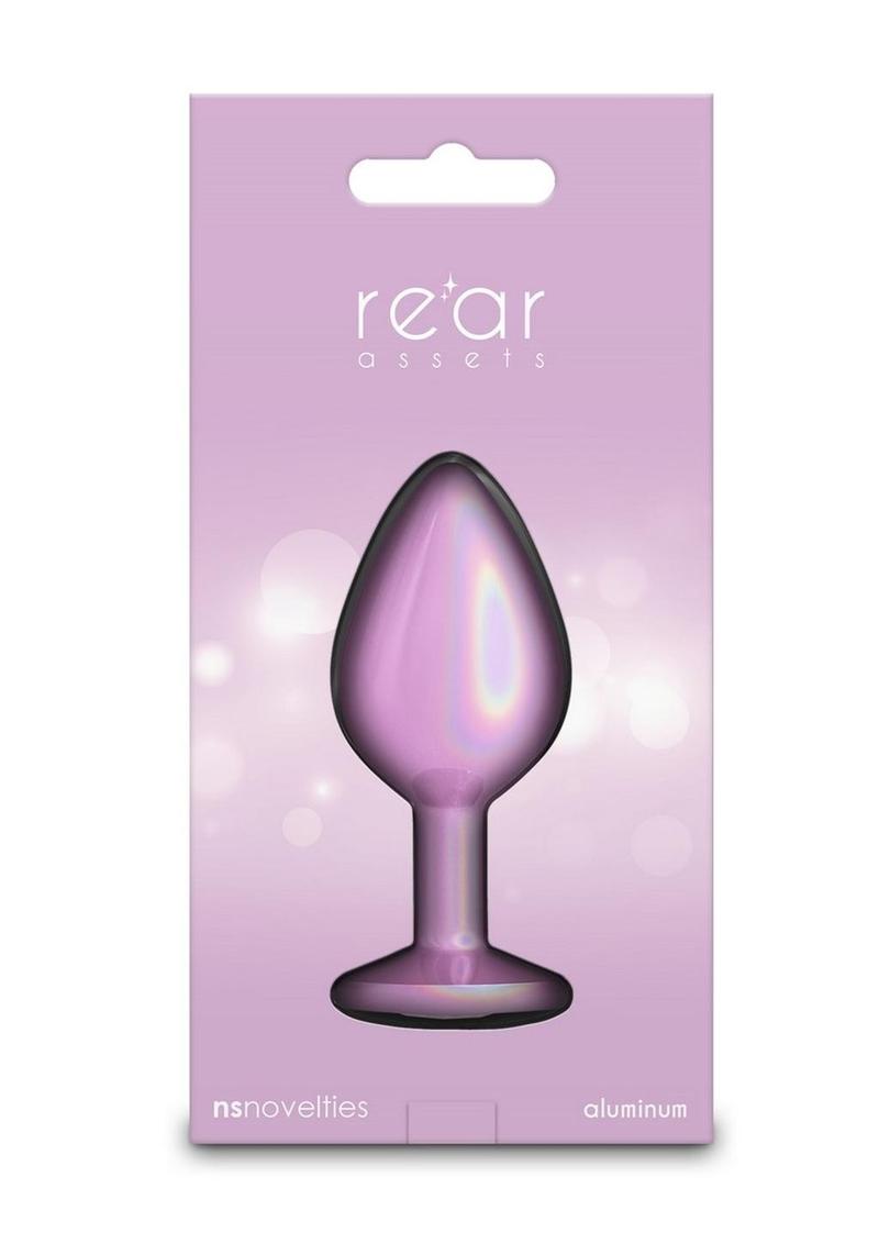 Medium Iridescent Aluminum Anal Plug
