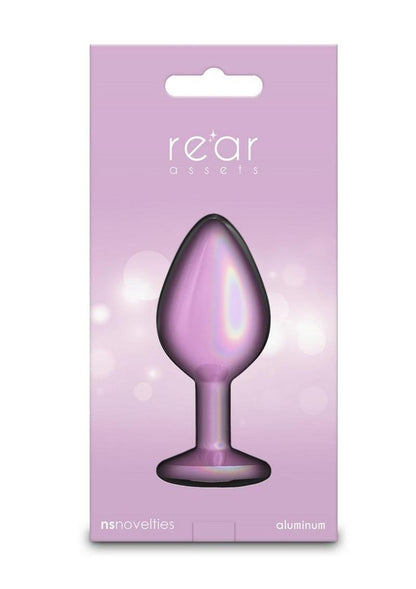 Medium Iridescent Aluminum Anal Plug