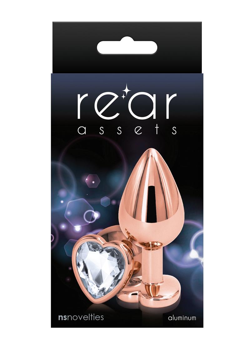 Rose Gold Heart Anal Plug (Colors)