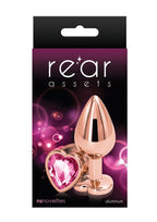 Rose Gold Heart Anal Plug (Colors)