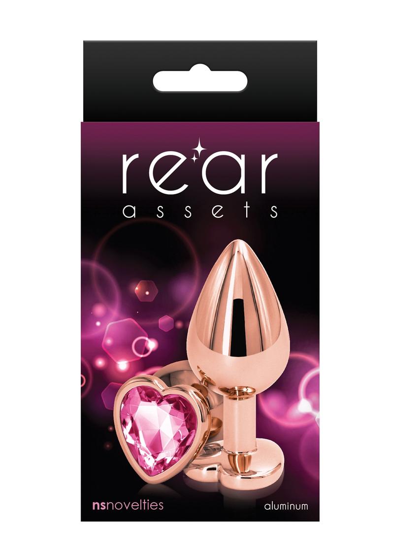 Rose Gold Heart Anal Plug (Colors)