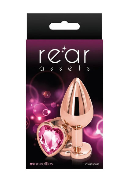 Rose Gold Heart Anal Plug (Colors) - Puppy's Aesthetics