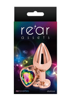 Rose Gold Heart Anal Plug (Colors)