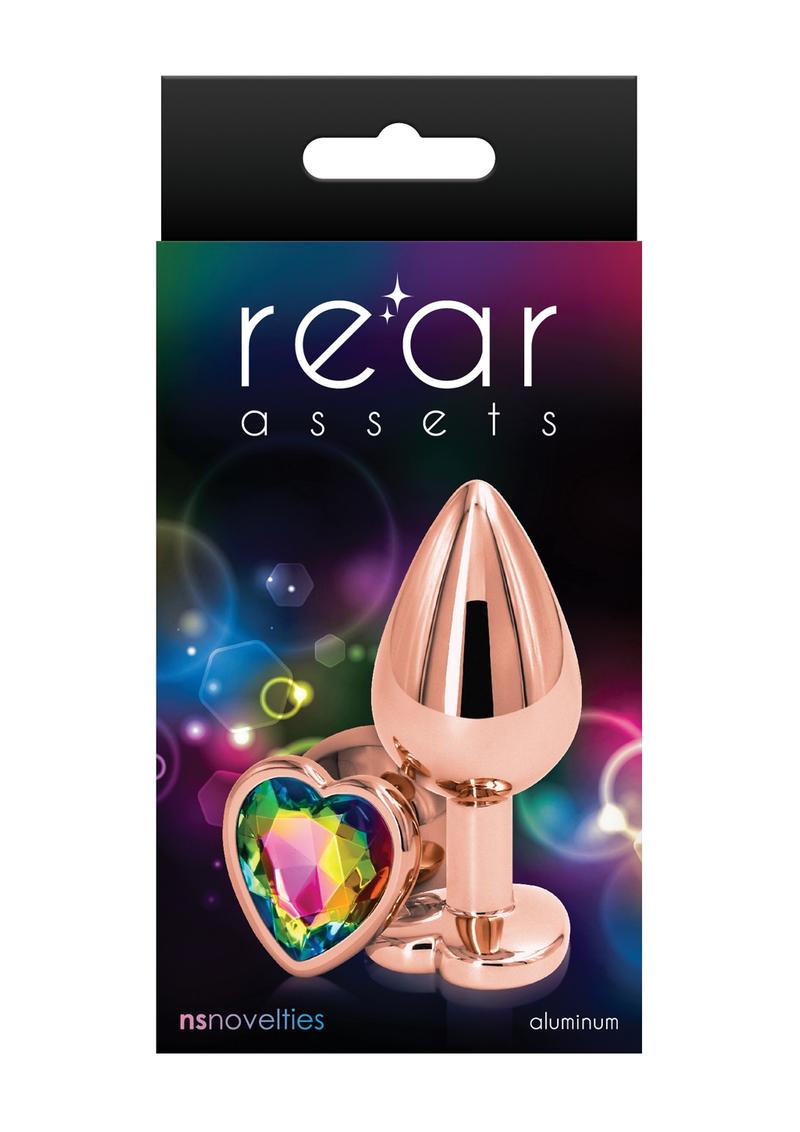 Rose Gold Heart Anal Plug (Colors)