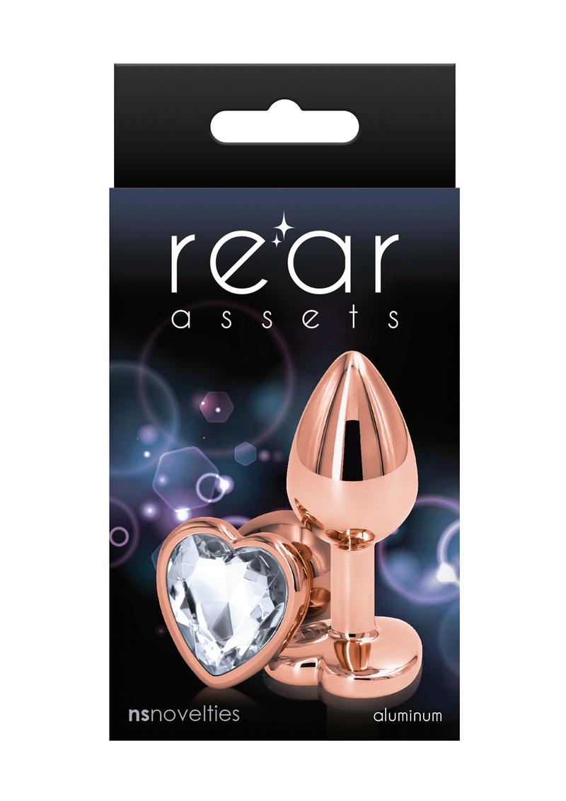 Rose Gold Heart Anal Plug (Colors)