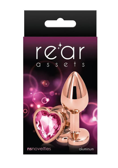 Rose Gold Heart Anal Plug (Colors) - Puppy's Aesthetics