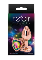 Rose Gold Heart Anal Plug (Colors)